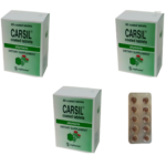 Carsil 22.5mg Silymarin Natural Detox and Liver Protection 80 tablets 3 PACK